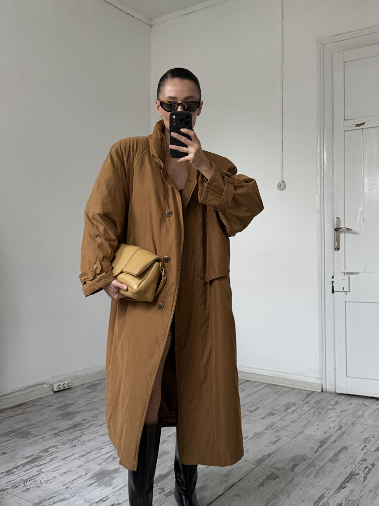 Signe Incognito İtalyan Süet Dokulu İçi Kalın Dolgulu Micro Seta Kaban