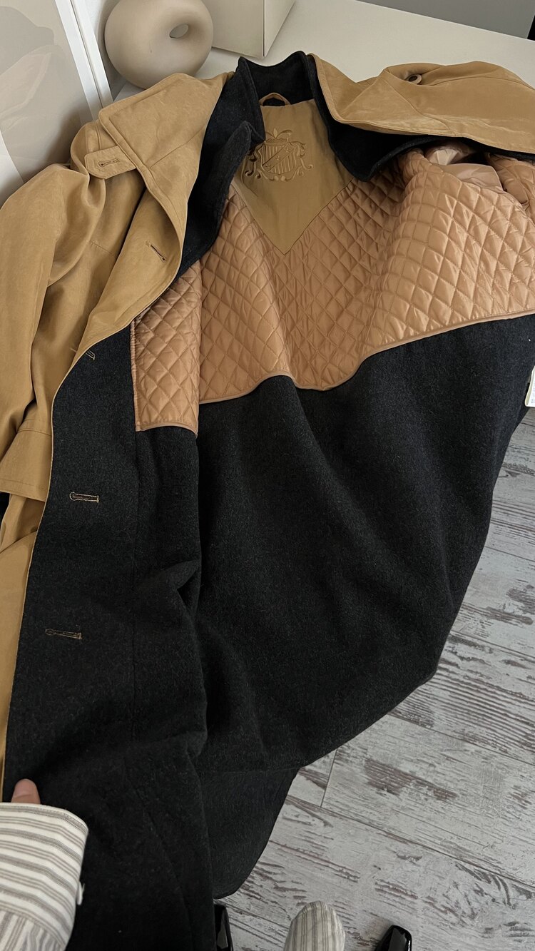 Barisal Germany Microseta Süet Dokulu Premium Trenchcoat