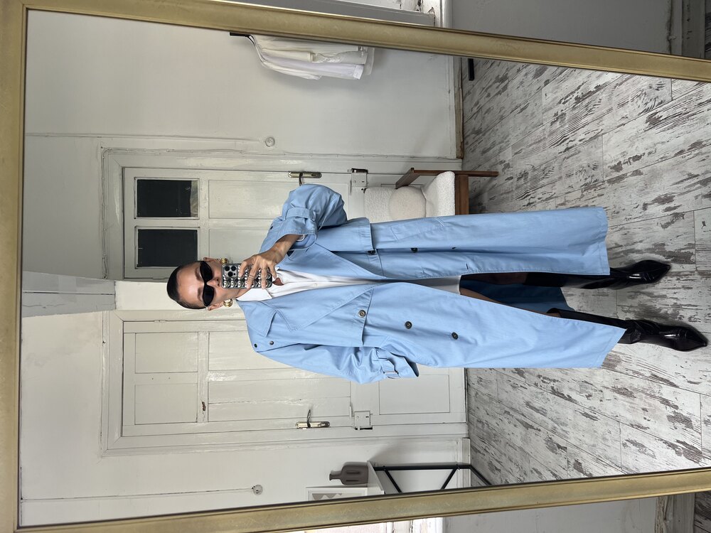 Alman Üretim Maxi Boy Nadir Parça Trenchcoat