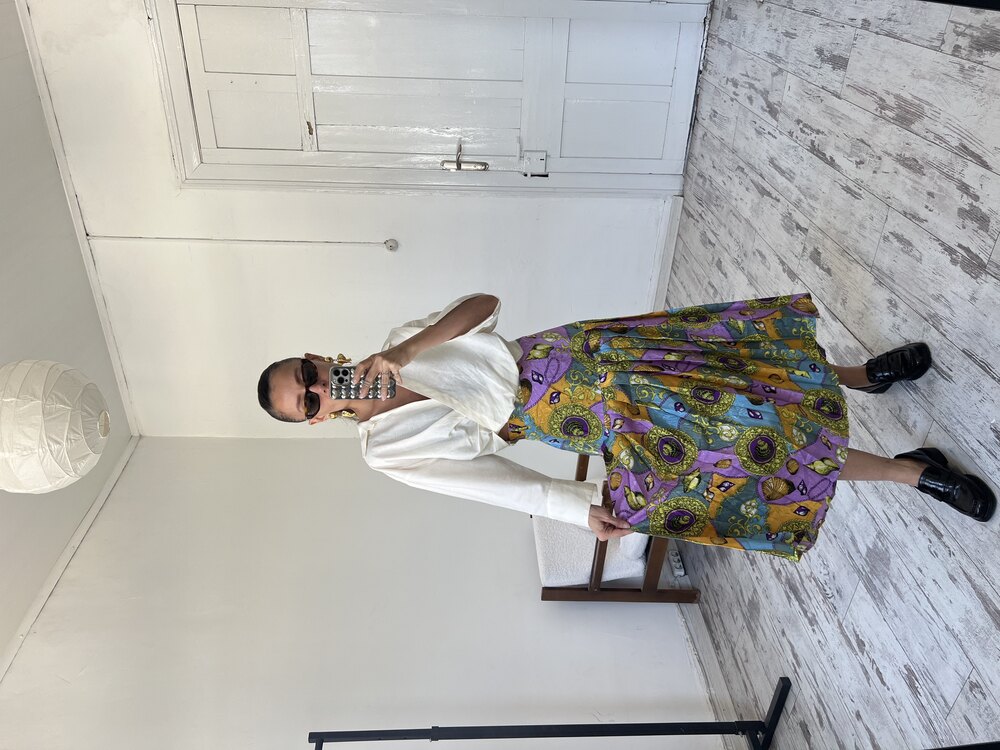Canda Versace Print Koleksiyonluk Etek