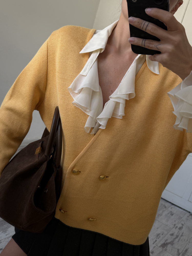 Alman Üretim Kruvazer Cotton Blend Premium Ceket