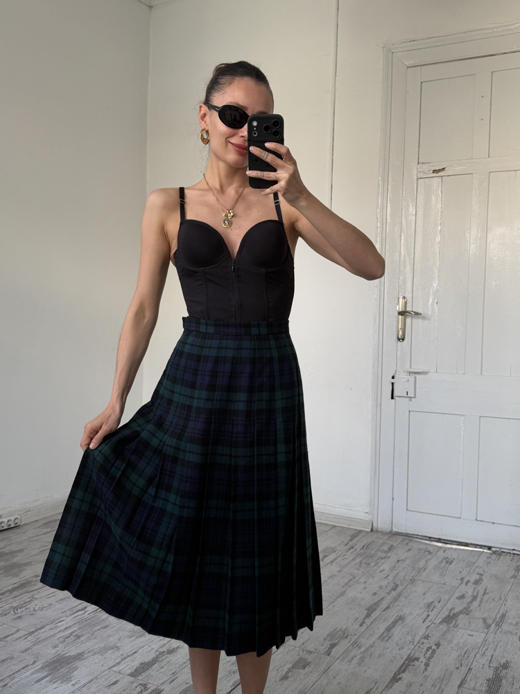Laird Portch %100 Yün İskoç Yün Exclusive Seri Etek