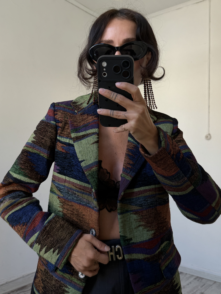 DW Shop Hollanda Menşeili Orj. El Dokuma Exclusive Blazer