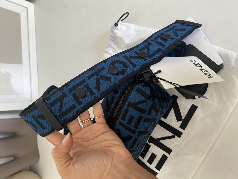 KENZO Marka Beymen Çıkışlı Faturalı Monogram Çanta
