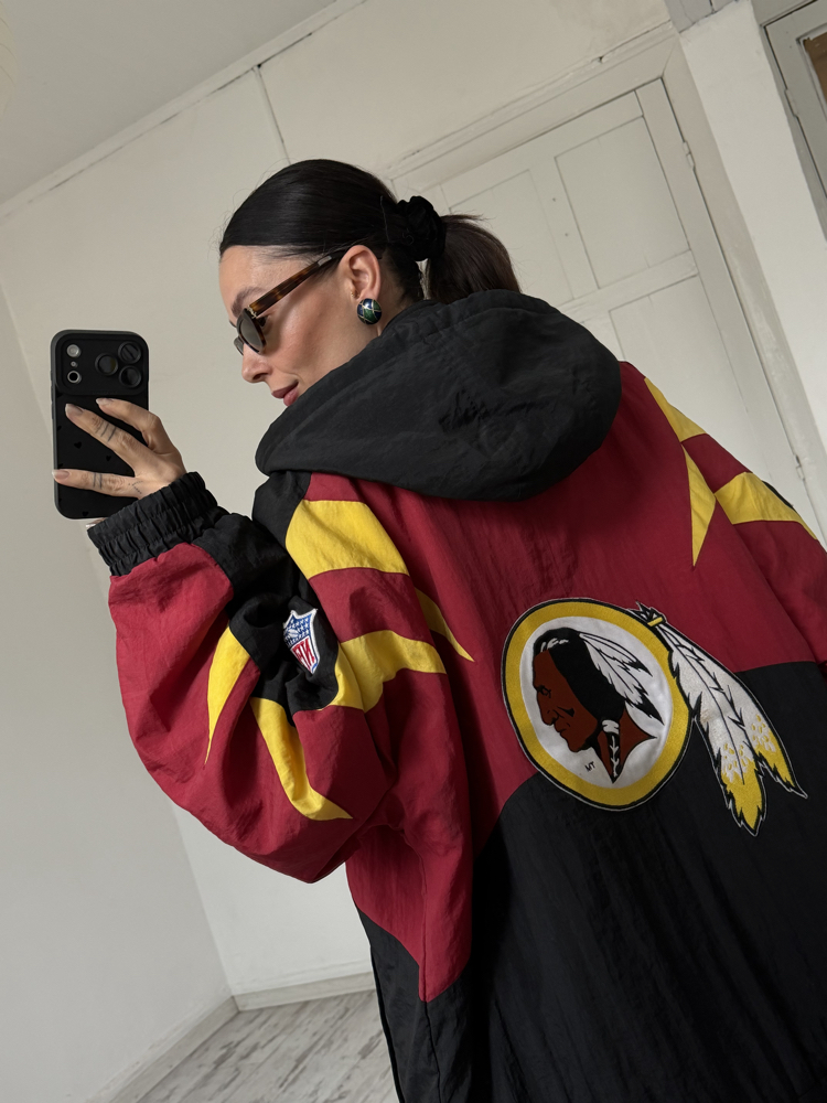 Orjinal NFL Red Skins İçi Kapitone Kaplama Dolgulu Unisex Mont