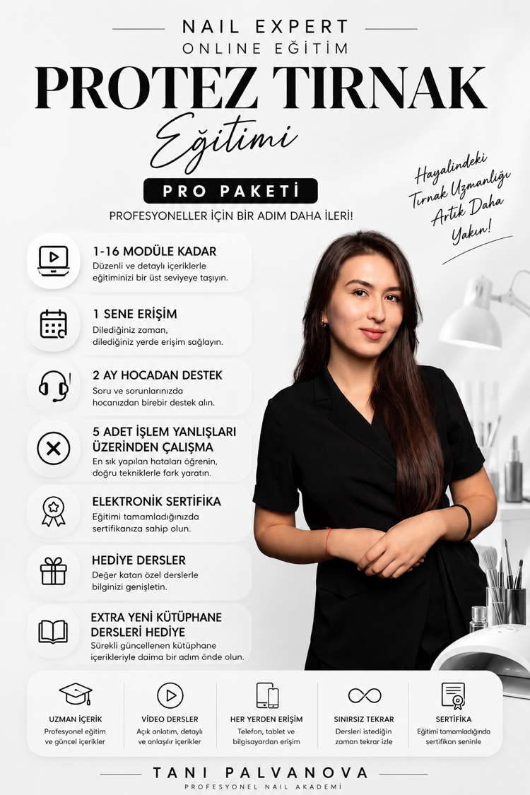 Nail Expert Online eğitim PRO
