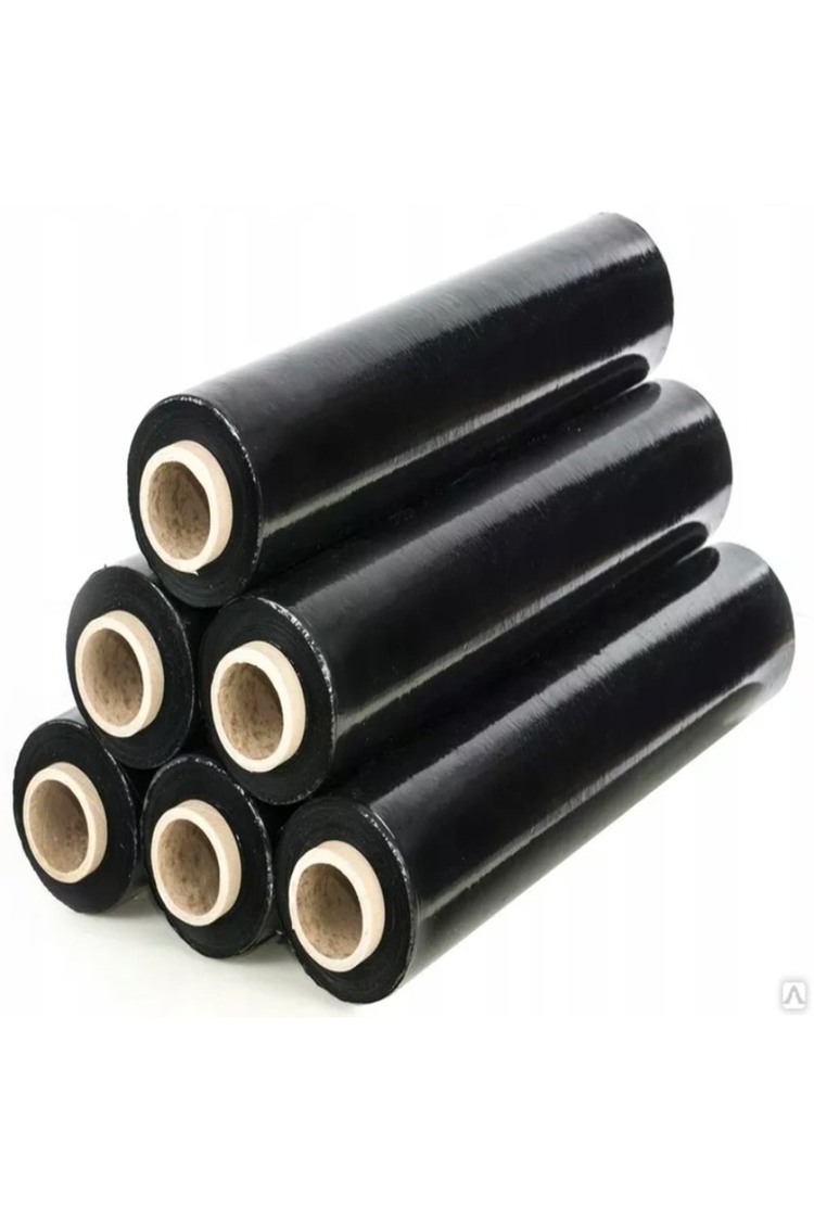 Siyah Palet Streç 17 Micron 200 Metre 6 Adet 1.Kalite