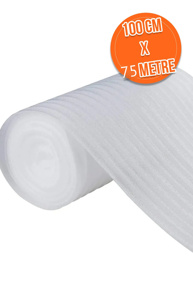 100Cm x 300 Metre Taşınma Cam, Tabak, Bardak Koruma Paketleme Şiltesi Rulo Köpük