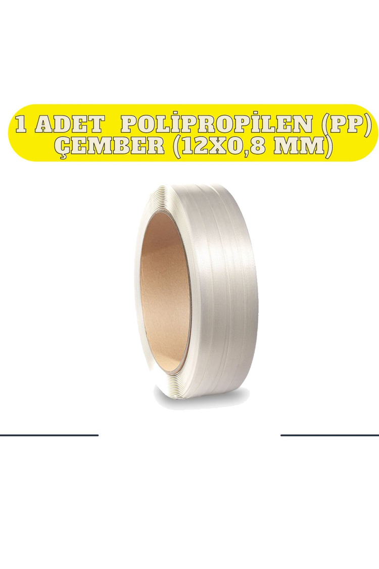 Kazançlı 12'lik Beyaz Polyester Çember Kullanım Seti 1.kalite