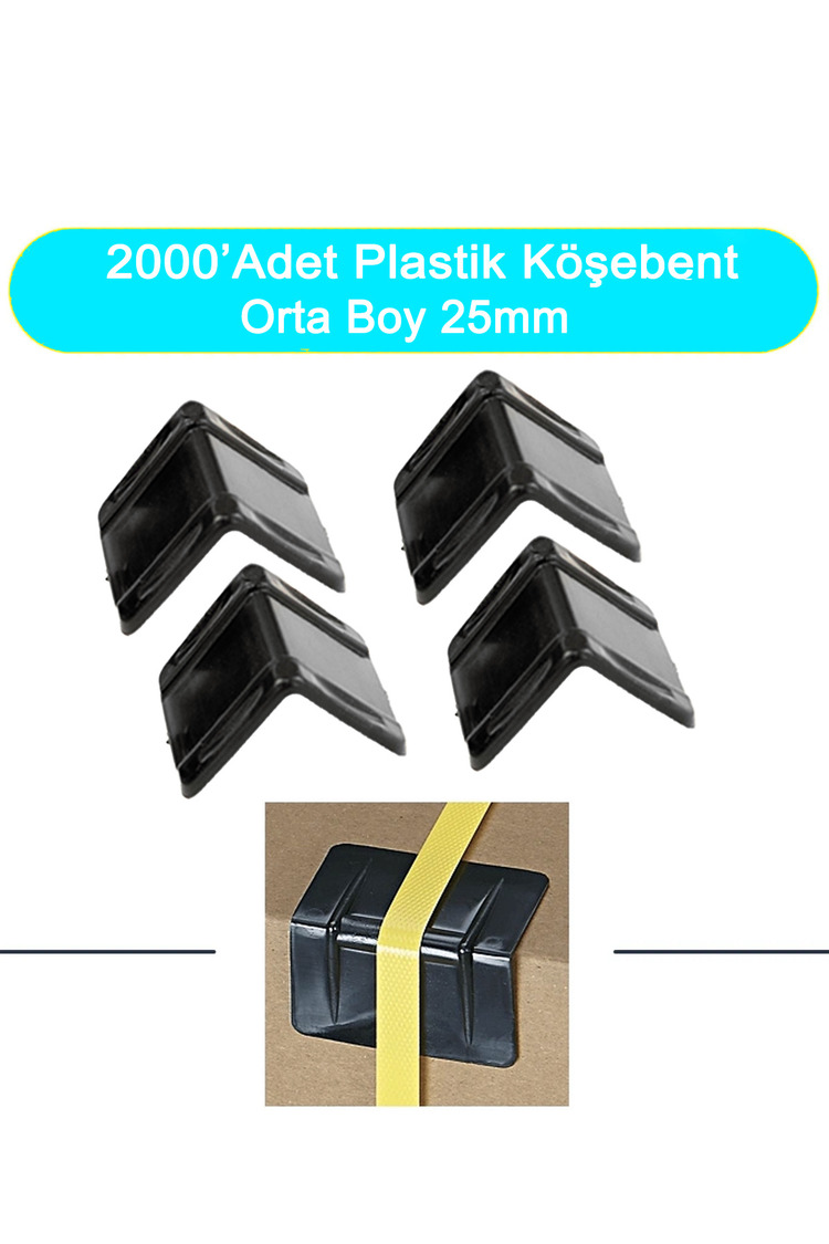 Plastik Köşe Koruyucu Köşebent Çember Koruyucu 19-25Mm 2.000 Adet