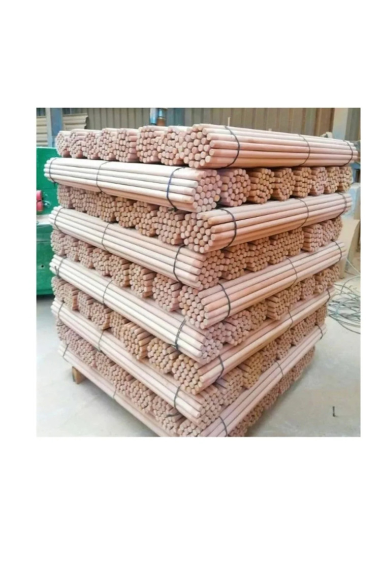 Fırça Sapı 120cm 1 Adet (Ahşap) Vidalı Fırça, Çekpas ve Mop Sopası (1. Sınıf Dayanıklı)