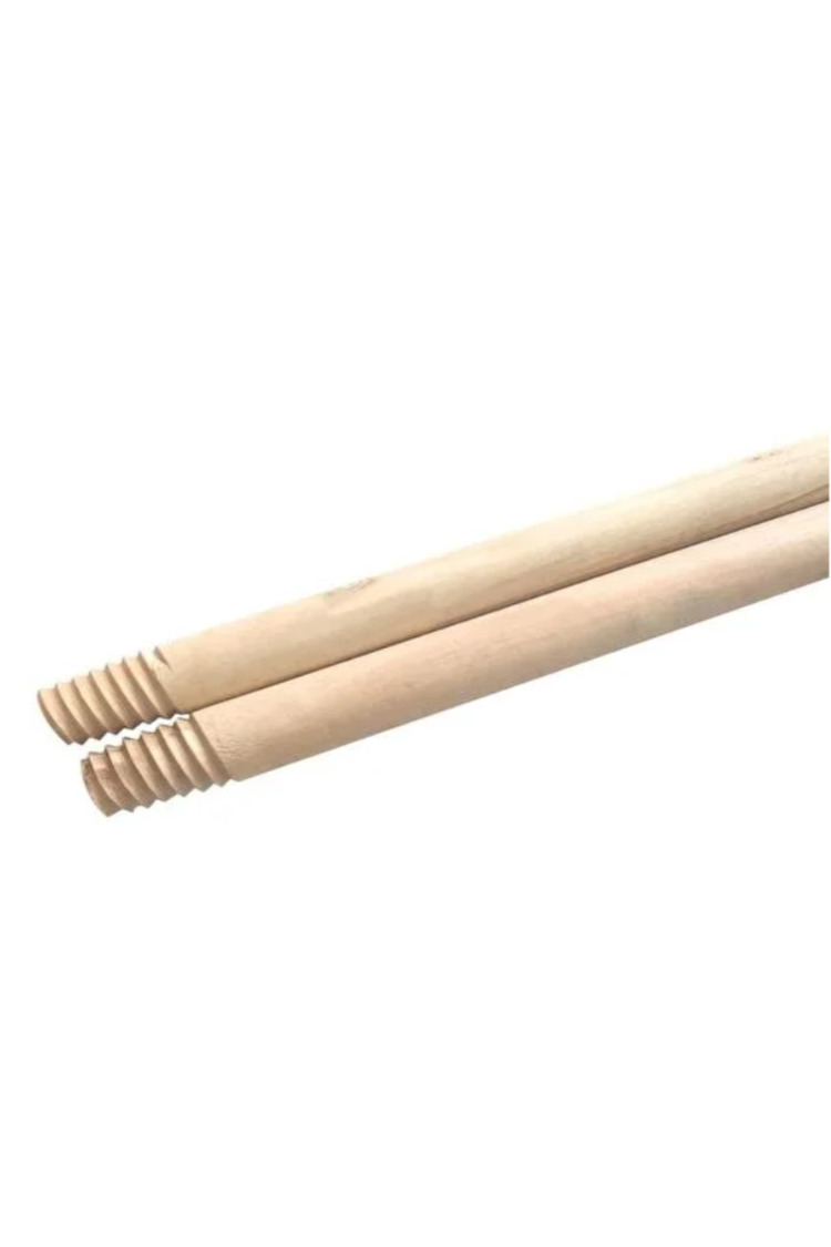 Fırça Sapı 120cm 10 Adet (Ahşap) Vidalı Fırça, Çekpas ve Mop Sopası (1. Sınıf Dayanıklı)