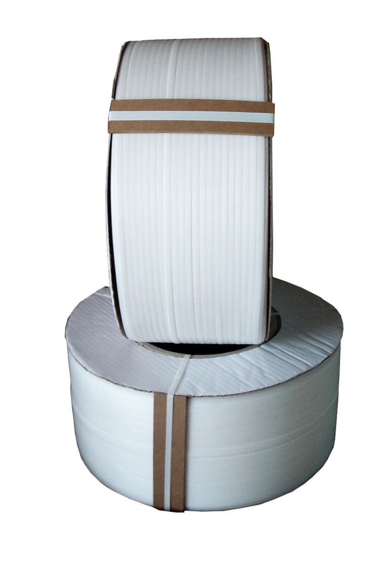 Otomatik makine Çemberi Beyaz 8Mm 4000 Metre