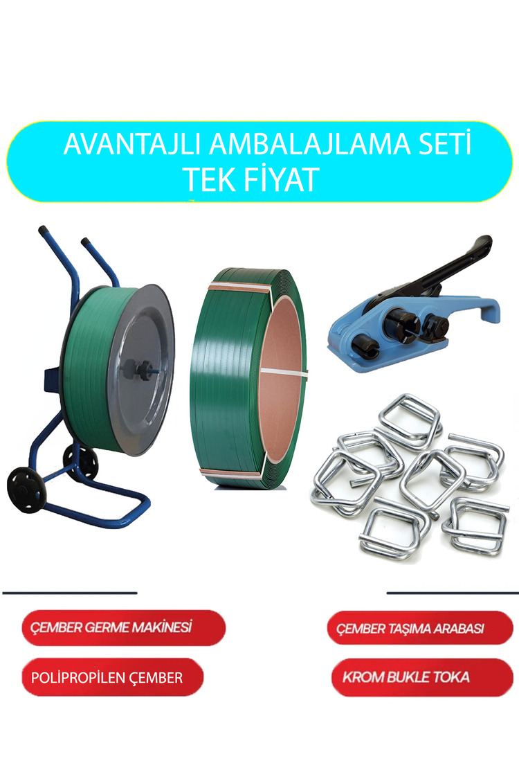 Kazançlı 12'Lik Polyester Çember Kullanım Seti