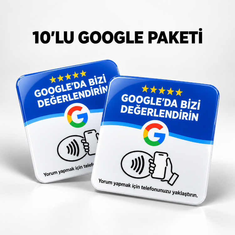 10'lu Google Nfc Yorum Kartı
