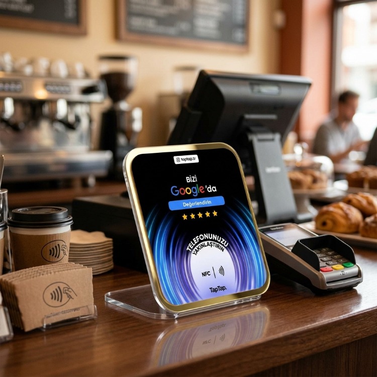 10'lu Google NFC Yorum Kartı