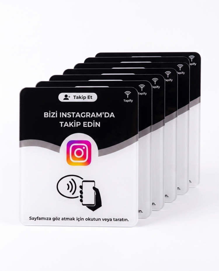 Toplu Instagram NFC Kartı