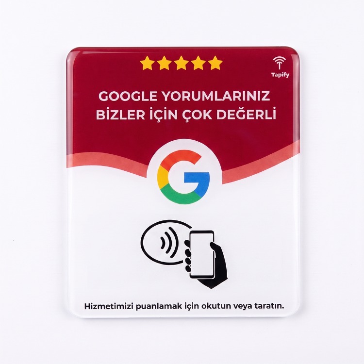 Google Yorum NFC Kartı