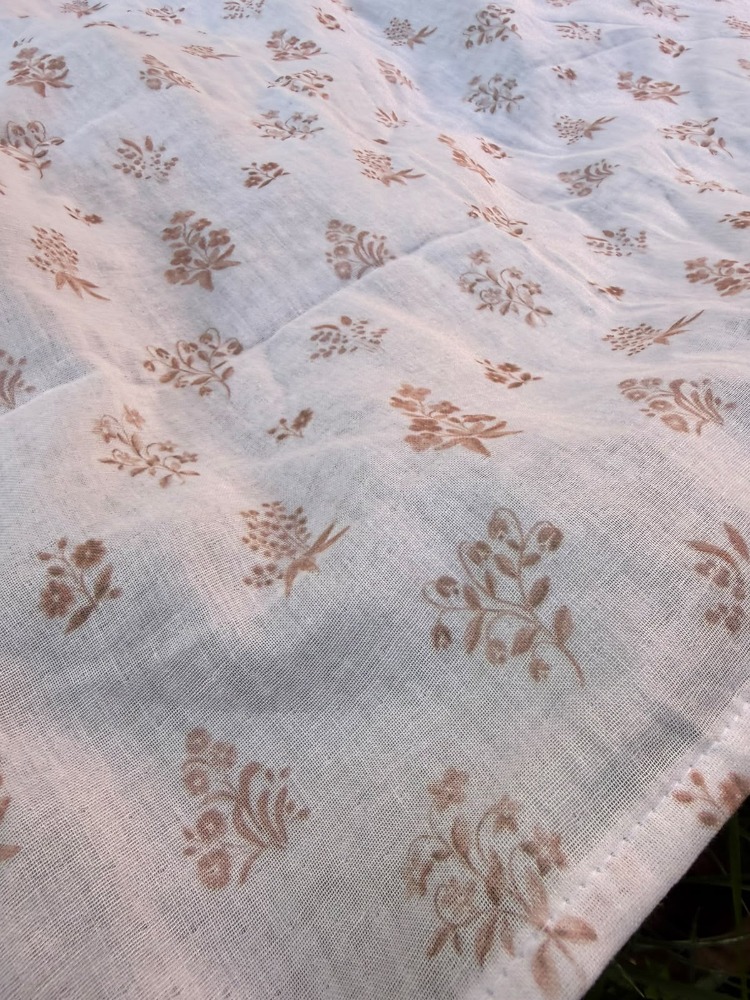 TARA AURA %100 Pamuk 2 Kat Müslin Bebek Örtüsü – 130×135 cm