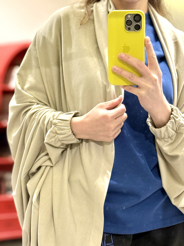 Bej- Oversize Modal Ceket