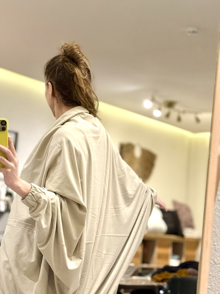 Bej- Oversize Modal Ceket