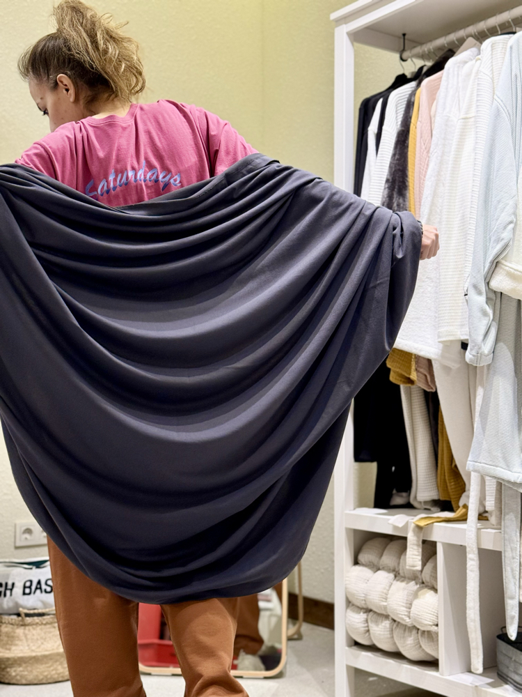 Antrasit-Oversize Modal Ceket
