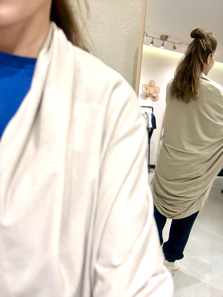Bej- Oversize Modal Ceket