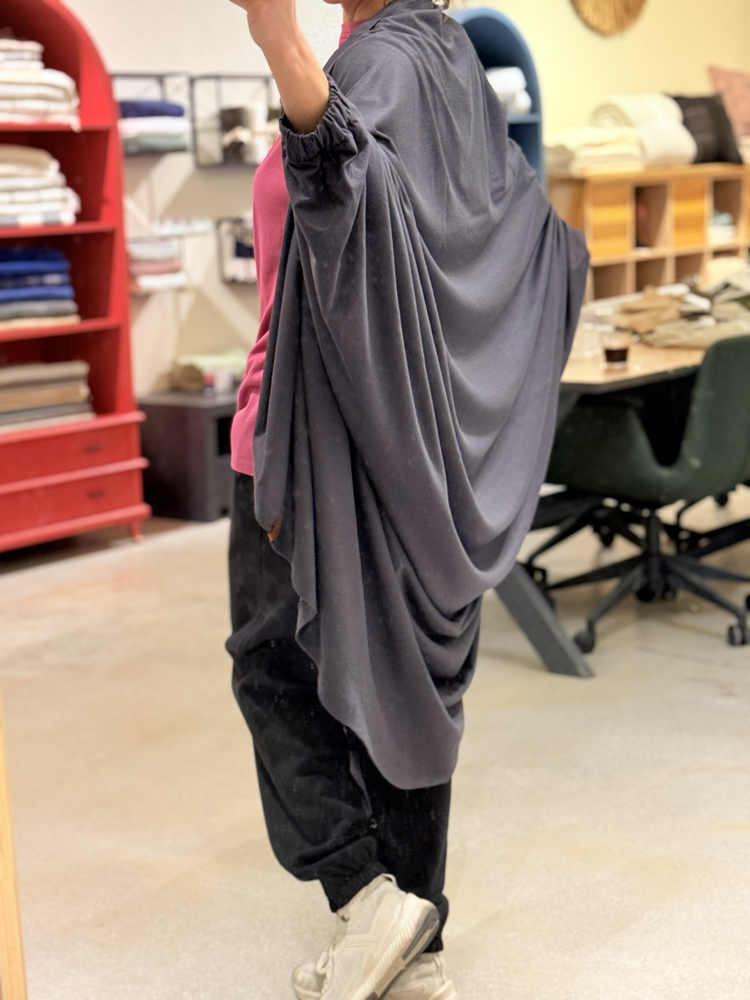 Antrasit-Oversize Modal Ceket