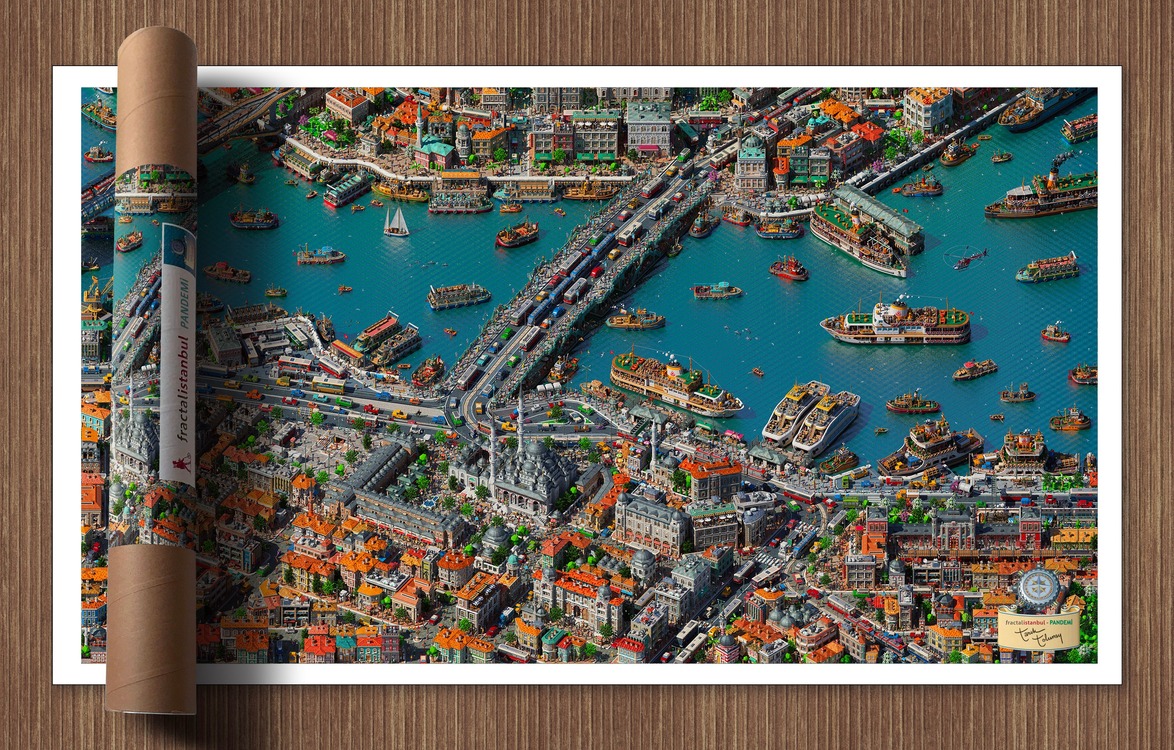 Fractal İstanbul - Pandemi - POSTER