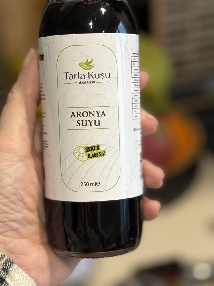 Katkısız Aronya Meyve Suyu 250 ml Tanıtım Fiyatı