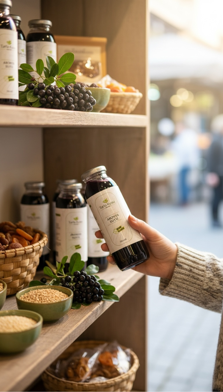 Katkısız Aronya Meyve Suyu 250 ml Tanıtım Fiyatı