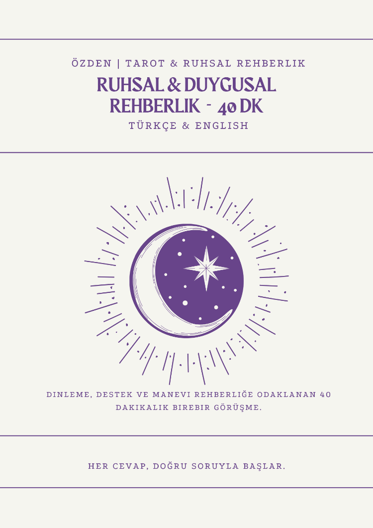 Ruhsal & Duygusal Rehberlik Seansı – 40 Dakika