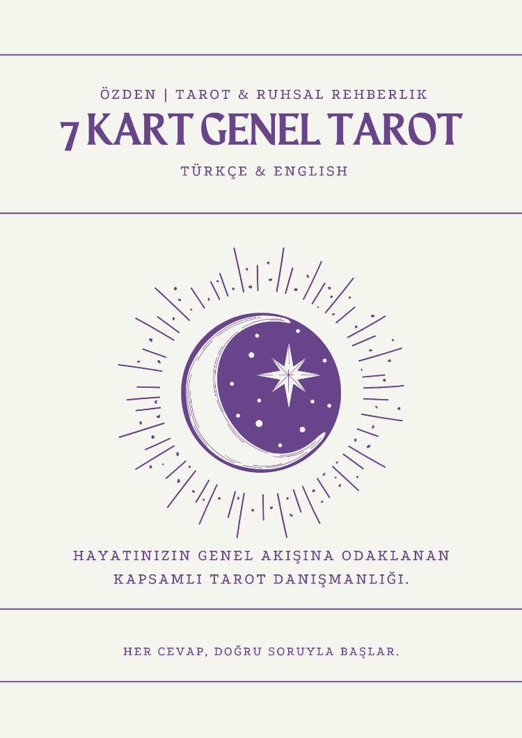 7 Kart Genel Tarot Bakımı