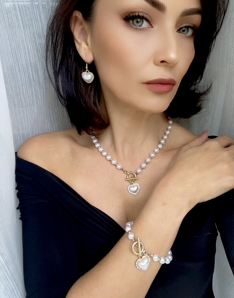 Kalpli inci set 