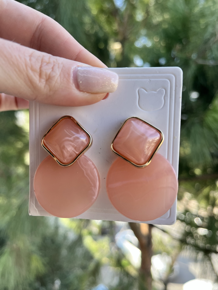 Soft pembe küpe