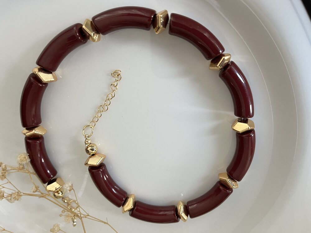 Bordo kolye 