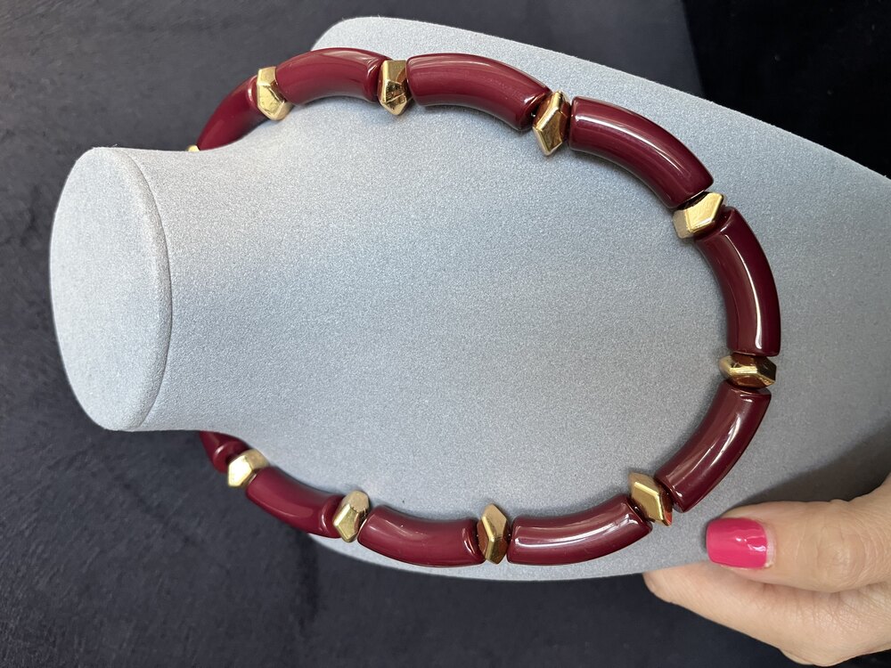 Bordo kolye 