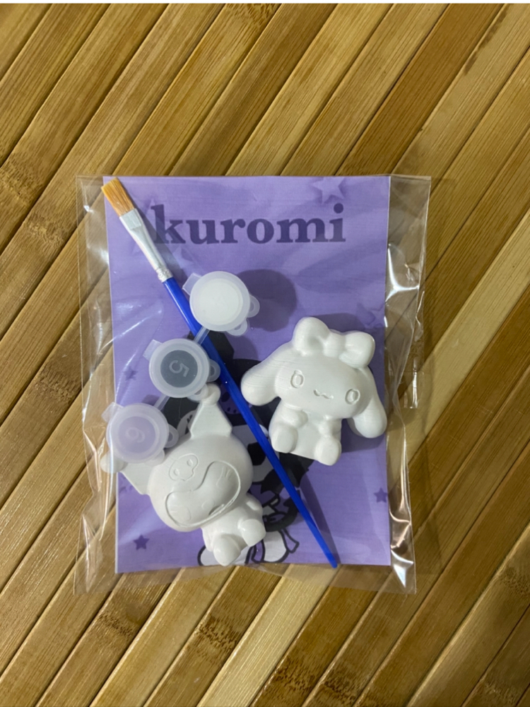 Kuromi 2 Objeli Boyama Seti