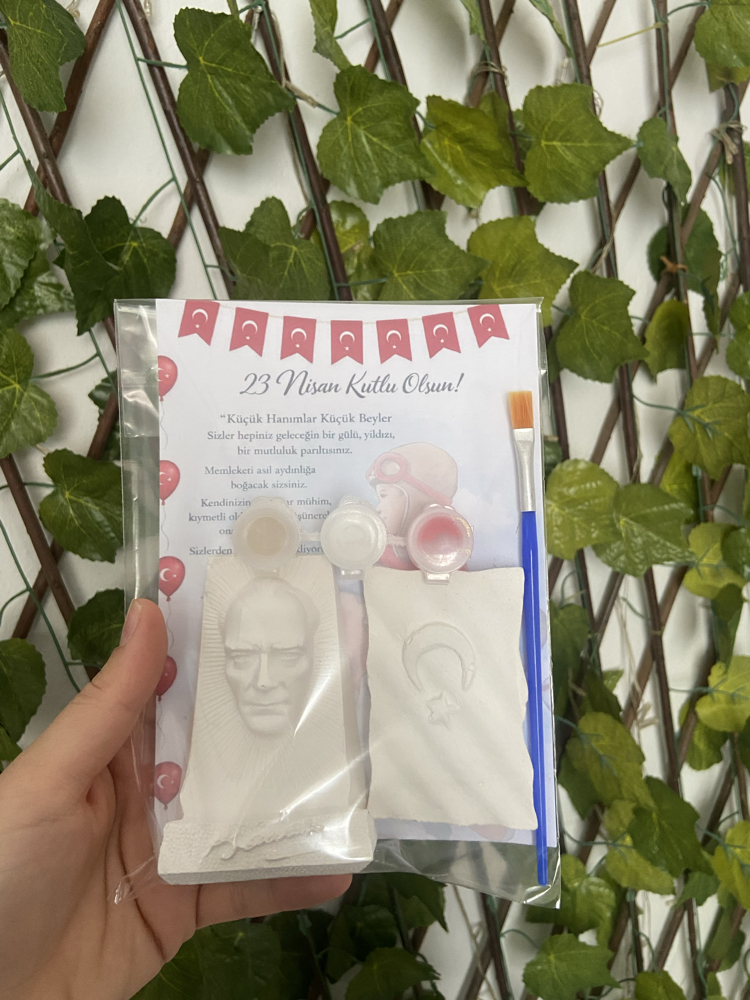 Atatürk Büstü Türk Bayrağı Set