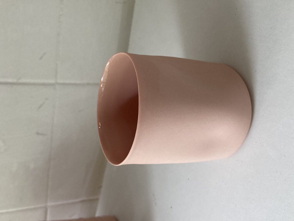 MONTE - Pembe Mat Porselen Bardak