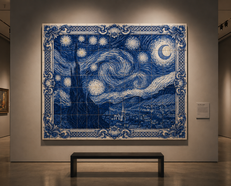 The Starry Night – Vincent van Gogh  Masterpieces No.002 – Starry Night