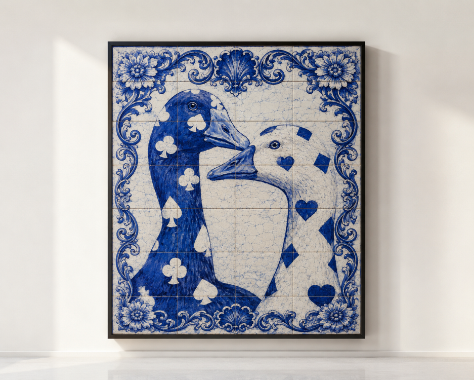Kindred Hearts | Azujela Wall Art