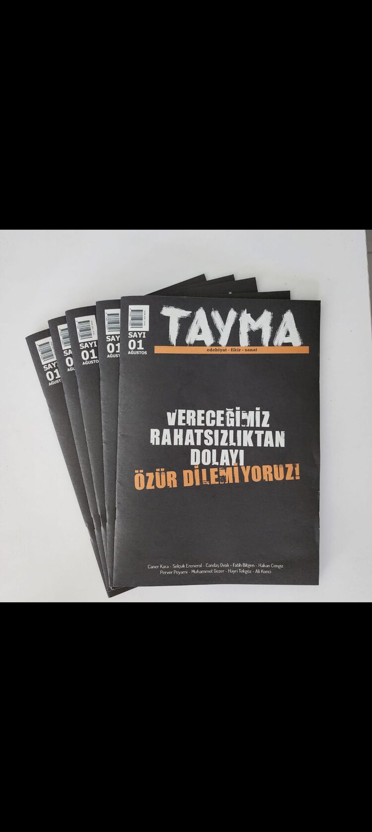 Askıda 20 dergi