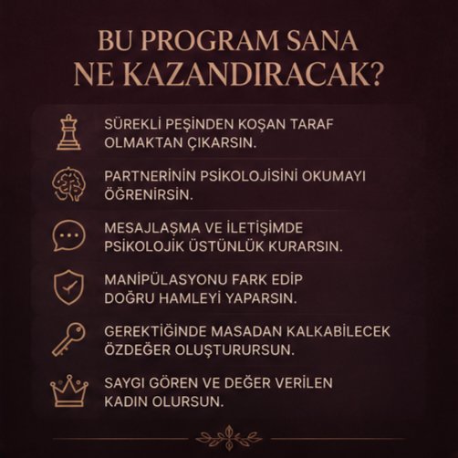 DİŞİL OTORİTE PROGRAMI 4500+ Birebir Seans Analiziyle Oluşturuldu