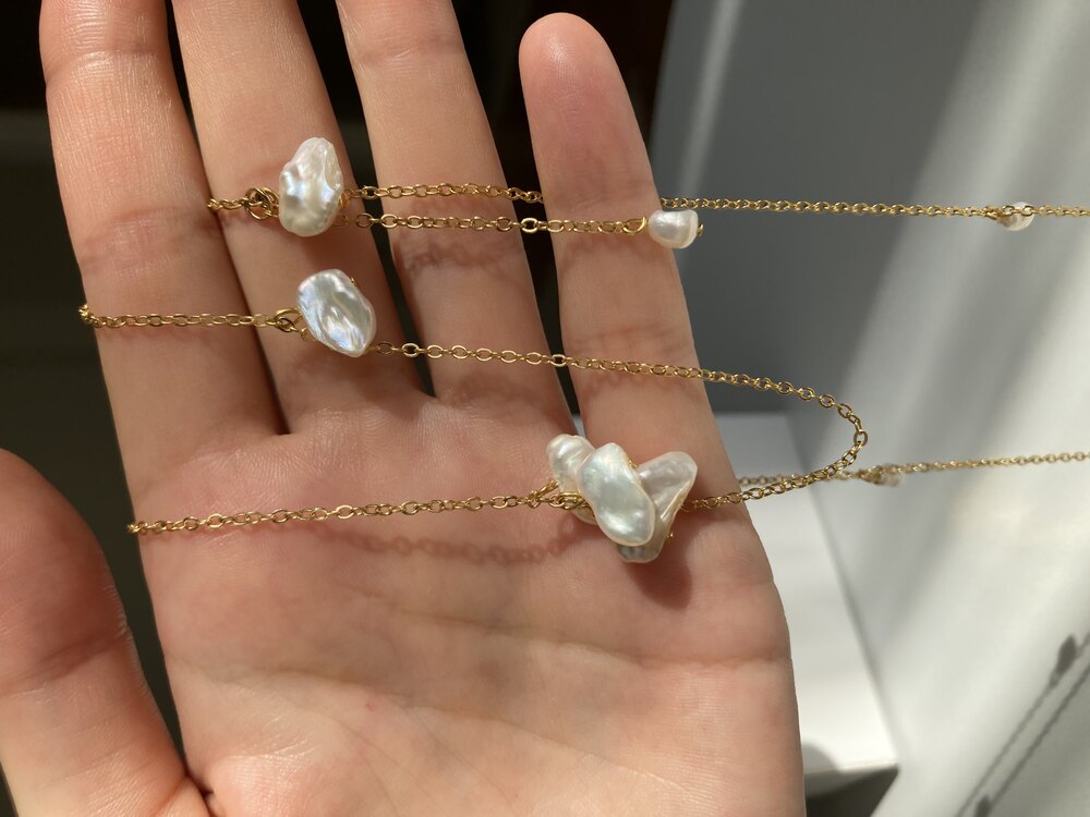 Hello Sparkle! | Keshi Pearl Waist Chain