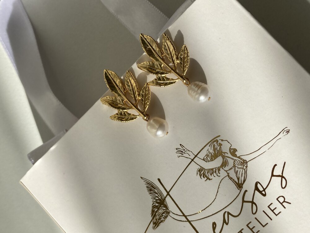 Spring Leaf Earrings