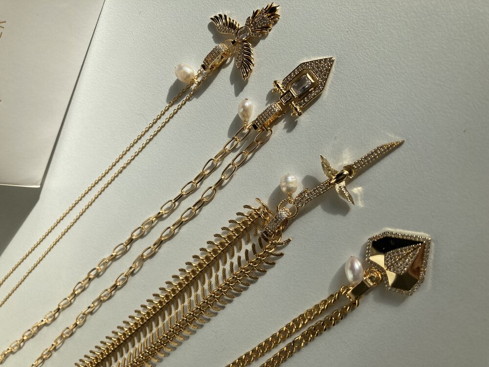 Phoenix Pearl Necklace