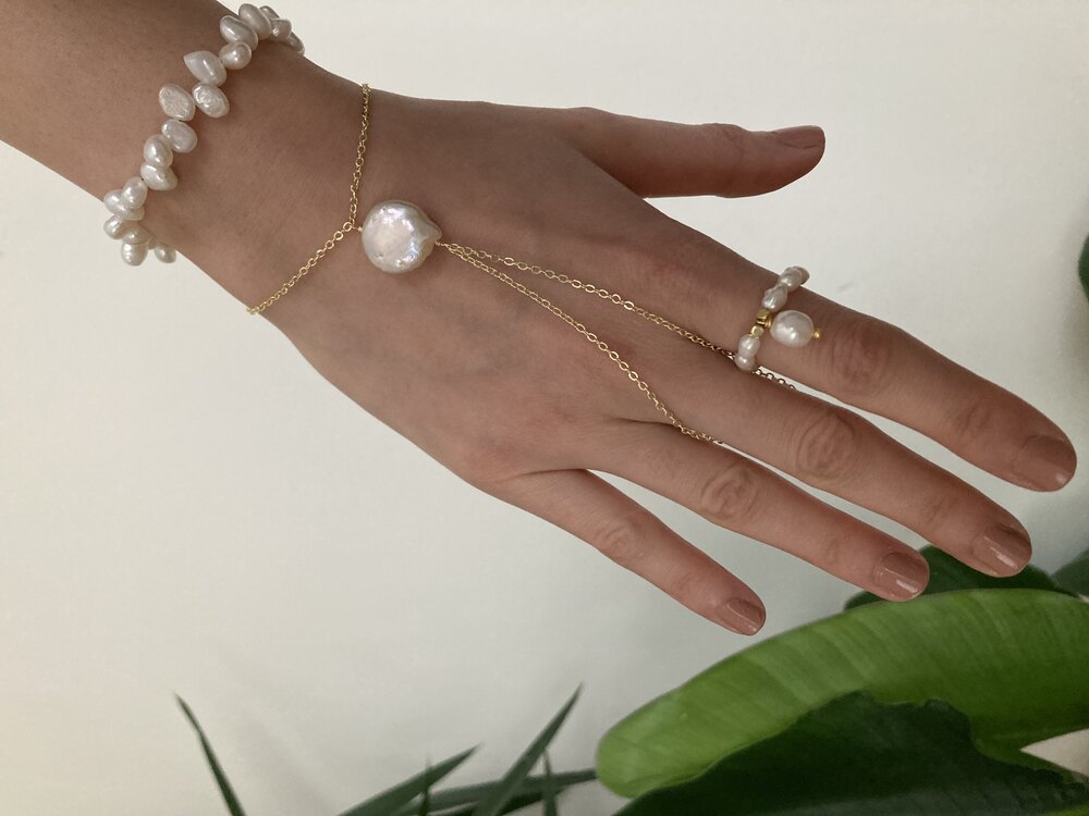 Barley x Baroque Pearl Ring