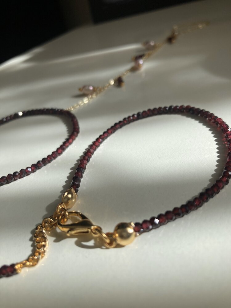 Lal Garnet Cherry Bracelet
