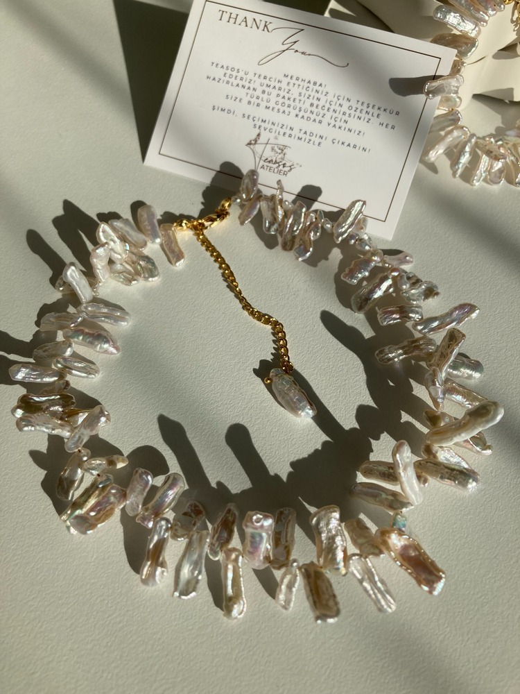 AA High Quality Stick Pearl Necklace